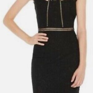 NWT Bardot Black Lace Cocktail Dress Size 4